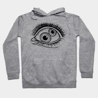 Two Pupils. Evil eye Hoodie